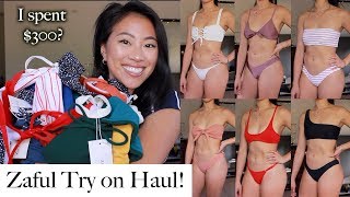 HUGE ZAFUL SWIMSUIT TRY ON HAUL 2018  Is it worth it [upl. by Anselm]