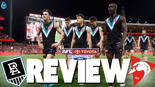 It happened again  PORT ADELAIDE VS SYDNEY  AFL REVIEW PRELIMINARY FINAL 2024 [upl. by Thane]