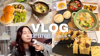 【Vlog】本当によく食べる女の手作りひたすら爆食Vlog🍜🍲🍳ダイエットとは─── [upl. by Aicenert]