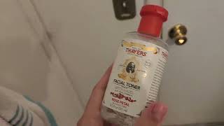 Thayers Alcohol Free Hydrating Rose Petal Witch Hazel Facial Toner Review [upl. by Fabiano]