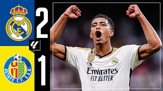 Real Madrid 21 Getafe  HIGHLIGHTS  LaLiga 202324 [upl. by Dranyam911]