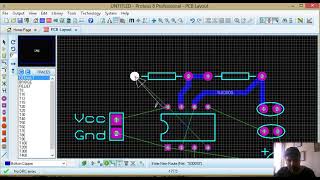 Diseño PCB 555 en Proteus [upl. by Santos]