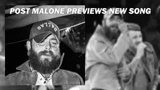 Post Malone Teases New Country Song About Fatherhood  Fathers Day Song [upl. by Leahcimnhoj970]