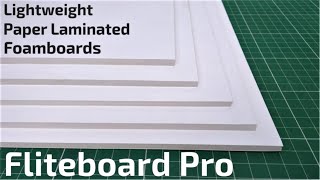 FliteBoard Pro  Lightweight Paper Laminated Foamboard  Ideal for making DIY Radio Control Planes [upl. by Mclain949]