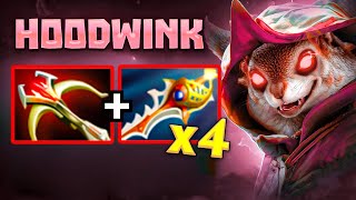 One Shot Builds x4 Rapiers  Daedalus Hoodwink IMBA Damage 29Kills in 5K MMR🔥 [upl. by Bloxberg]