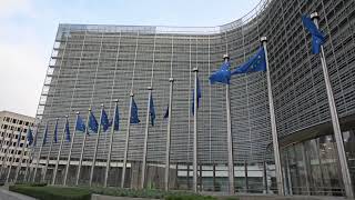 European Commission Berlaymont Building Brussels Belgium [upl. by Langdon820]