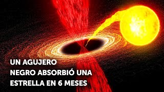 Un agujero negro comió una estrella como espagueti mira qué vieron los astrónomos [upl. by Yvette]