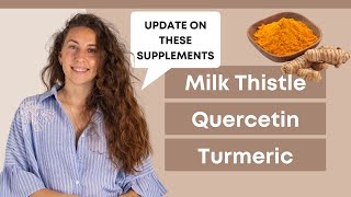 Supplement Update for Eczema Milk Thistle Quercetin amp Turmeric [upl. by Gregg]