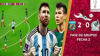 Argentina vs México 20 Resumen Extendido  Mundial Qatar 2022  TV AZTECA [upl. by Bryon]