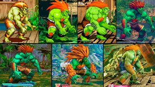 Evolution of BLANKA in Street FIghter Games  2K 60FPS [upl. by Pradeep765]