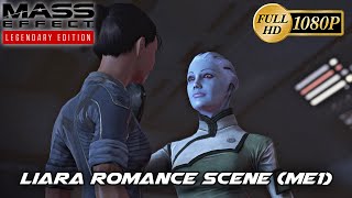 Liara Romance Scene ME1  Mass Effect™ Legendary Edition [upl. by Lhary]