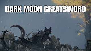 Dark Moon Greatsword vs Flying Dragon Greyll  Elden Ring [upl. by Reckford]