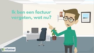 Factuur vergeten in de btwaangifte wat nu  Boekhouden voor beginners [upl. by Caritta]