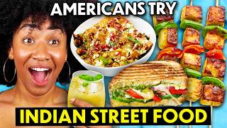 Americans Try Indian Street Food For The First Time  3 [upl. by Aleahpar357]