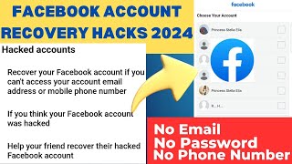 HOW TO RECOVER HACKED FACEBOOK ACCOUNT [upl. by Cassi529]