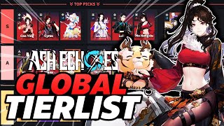 Day 1 Global  CN Viability Tierlist Reroll Targets Ash Echoes [upl. by Salbu]