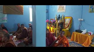 kathina chivara dana ceremony at sariputra Buddha vihara Nalanda [upl. by Fortune]