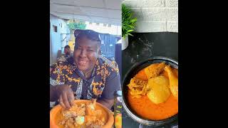 Oheneba jude  fufuo  akoko  kosua  fish ghanafood duet tasteofghana foodlovers funny [upl. by Aceber796]