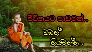 nisadasනිසදැස්  ජීවිතයට පාඩමක් [upl. by Giglio]