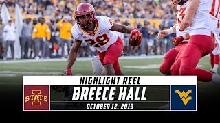 Breece Hall Highlights Iowa State vs West Virginia  Stadium [upl. by Nancee]