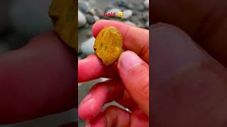 Gold stone ⚱️ i need in 2000 crystalstone naturalcrystals stone seastone [upl. by Smoht]