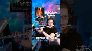 Star Trek First Contact Theme  Part 1  romantic flute cover [upl. by Akiv]