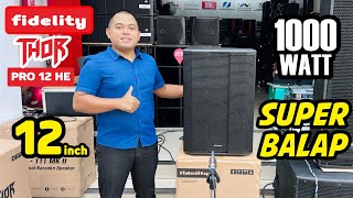 UNBOXING Speaker BALAP Fidelity Thor Pro 12HE 12inc 1000W [upl. by Yazbak475]