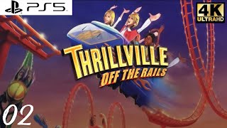 Thrillville Off The Rails PS5 Lets Play Part 2 Thrillville Otherworlds  No Commentary 4K60fps [upl. by Irem]