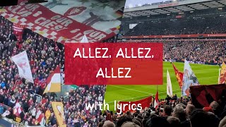 Allez Allez Allez  On The Kop and Main Stand [upl. by Yager]