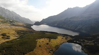 4K  Dolina Pięciu Stawów z lotu ptaka  Tatry [upl. by Areht]