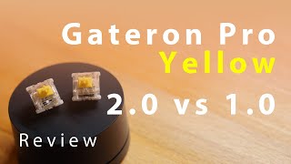 switch comparison Gateron Milky Yellow Pro Gateron EF Curry amp Akko Jelly Blacks [upl. by Sinegold]