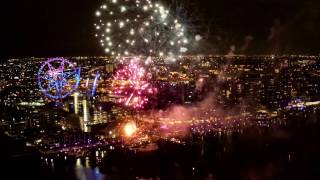 Docklands Winter Fireworks  City of Melbourne [upl. by Mika249]