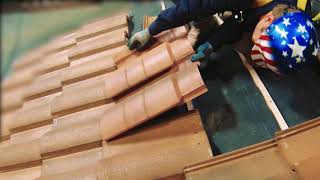 OHagin  Attic Vent For Concrete S Tile Roofing  Installation Video [upl. by Aisatana]