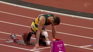 Oscar Pistorius wins the T44 400m final  London 2012 Paralympics [upl. by Fleischer683]