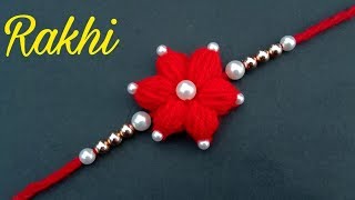 How To Make RakhiAt HomeRakhi Making Useful amp Easy [upl. by Wahl145]