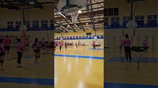 15U Setter Spiking During Hitting Volleyball Drill at CCVV Training setterspike RivkahOrtiz fyp [upl. by Einohpets]