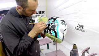 Michael Dunlop 2023 Arai RX7v Race Helmet [upl. by Gerdy287]