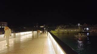 croatia zadar city night view 🇭🇷🇭🇷 croatia zardar city new [upl. by Everara]