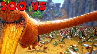 ARK Survival Evolved  500 PELAGORNIS VS 500 DIMORPHODON amp ACM UPDATE  ARK Modded Battles Gameplay [upl. by Janaya]