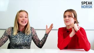 Spoken Norwegian in 3 minutes with Maria and Kristine [upl. by Nap642]