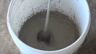 Demonstration Super Plasticizer with Ultrafine Cement [upl. by Giacinta]