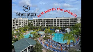 Sheraton Orlando Lake Buena Vista Room and Resort Tour [upl. by Alesiram]