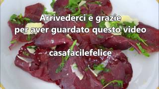 Carpaccio di bresaola [upl. by Amand]