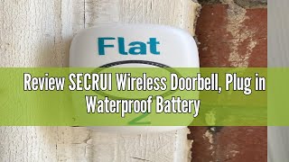 Review SECRUI Wireless Doorbell Plug in Waterproof Battery Operated Cordless Doorbell Operating at [upl. by Eddy86]