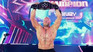 WWE Brock Lesnar Theme Song  quotNEXT BIG THINGquot [upl. by Cadmarr]