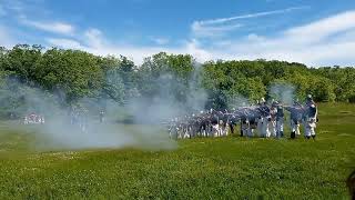 2024 Battle of Stoney Creek War of 1812 reenactment  Yankee invaders [upl. by Noswad]