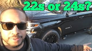 New 2019 Chevy Tahoe Are 22s Big Enough [upl. by Yarezed]