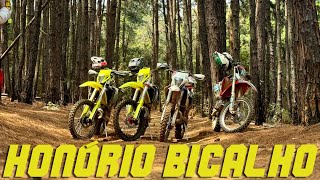 Trilha de moto MXF 250TSX em Honório Bicalho  Bar do Amaro Morro Careca e Floresta de Pinheiros [upl. by Jecon]