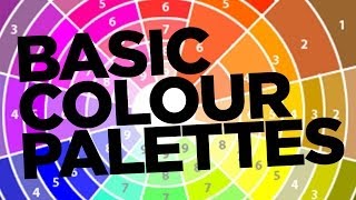 Graphic Design Tutorial Basic colour palettes [upl. by Tine]