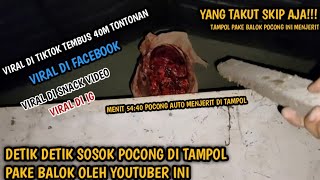 BIKIN JATUH HARGA DIRI SETAN‼️POCONG INI DI TAMPOL PAKE BALOK OLEH YOUTUBER INI [upl. by Karsten]